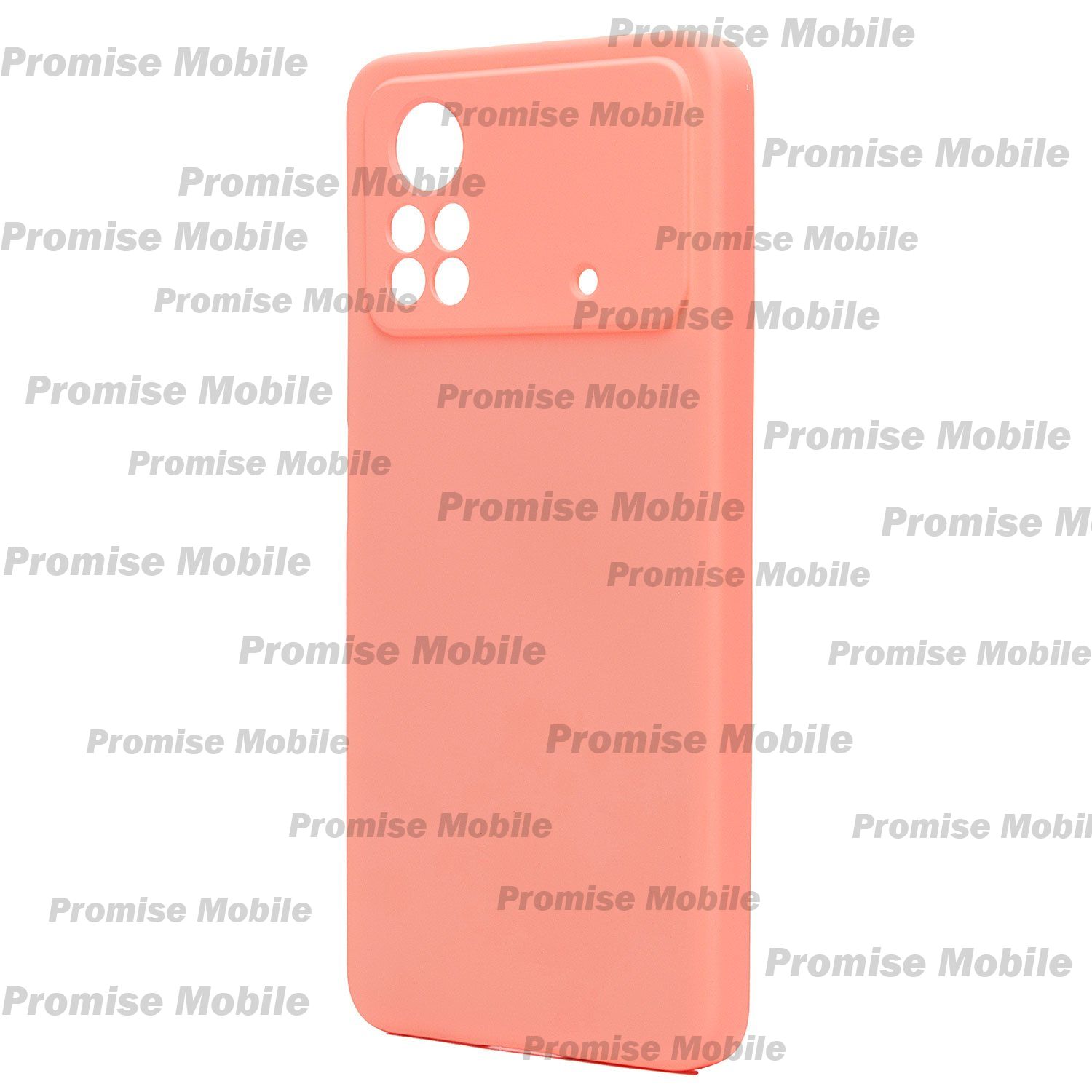 Чехол для Xiaomi Poco X4 Pro 5G силиконовый Soft Touch 2 <светло-розовый> ― Розничный PromiseMobile
