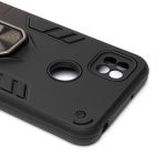 Чехол для Xiaomi Redmi 10A силиконовый противоударный с кольцом <черный>