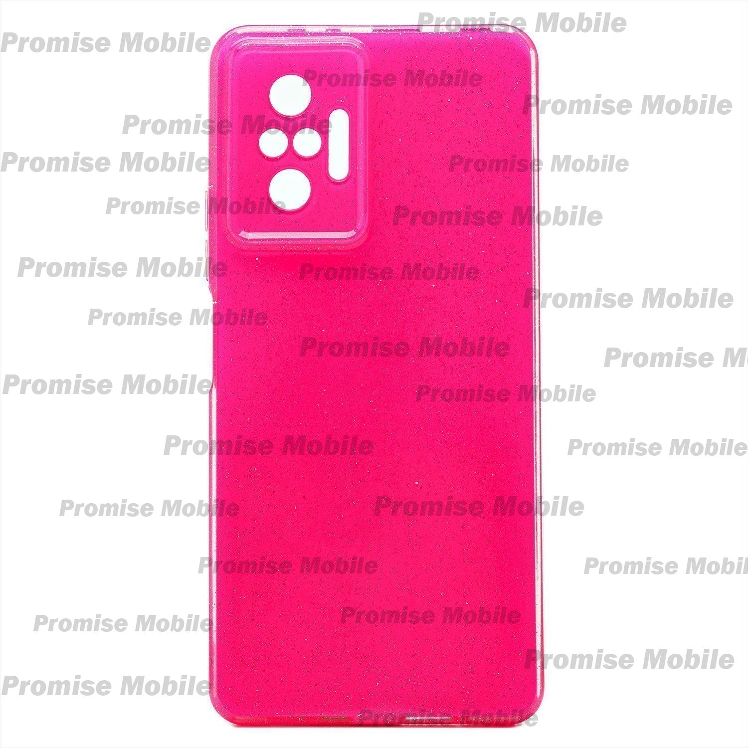 Чехол для Xiaomi M2101K6G силиконовый с блестками №3 <розовый> ― Розничный PromiseMobile