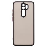 Чехол для Xiaomi M1906G7E пластиковый с окантовкой <черный>