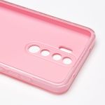 Чехол для Xiaomi M1906G7E силиконовый с блестками №3 <светло-розовый>