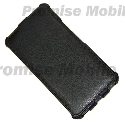 Чехол для Alcatel OT 8020D (One Touch Scribe Pro) флип кожзам №1 <черный> ― Розничный PromiseMobile