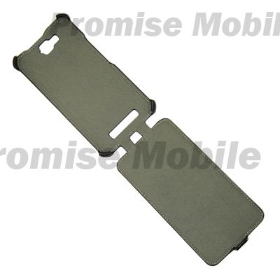Чехол для Alcatel OT 8020D (One Touch Scribe Pro) флип кожзам №1 <черный> ― Розничный PromiseMobile