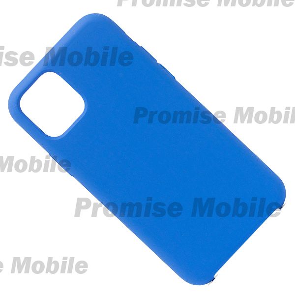 Чехол для Apple iPhone 11 Pro Max силиконовый Soft Touch <темно-синий> ― Розничный PromiseMobile