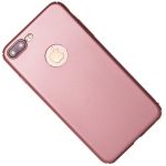 Чехол для Apple iPhone 7 Plus задняя крышка пластик Soft Touch <золотой>