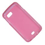 Чехол для Fly IQ4411 (Quad Energie 2) силиконовый матовый <розовый>