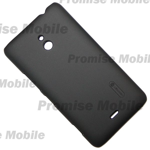 Чехол для Nokia 1320 Lumia задняя крышка пластик ребристый Nillkin <черный> ― Розничный PromiseMobile