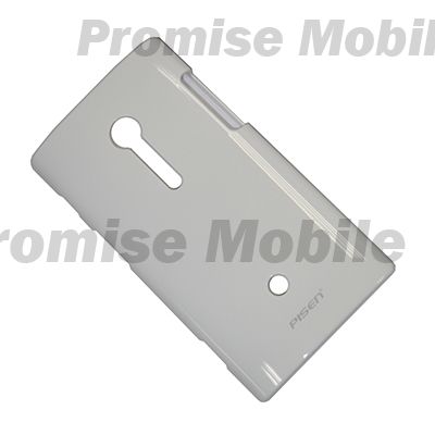 Чехол для Sony LT28 (Xperia Ion) задняя крышка пластиковый глянцевый Pisen <белый> ― Розничный PromiseMobile