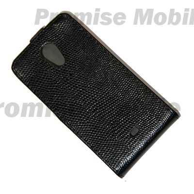 Чехол для Sony LT30 (Xperia T) флип змея №2 <черный> ― Розничный PromiseMobile