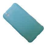 Чехол для ZTE V988 (Grand S) силиконовый матовый <голубой>