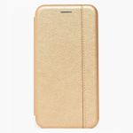 Чехол для Xiaomi Redmi 9 флип боковой кожзам №3 <золотой>