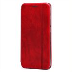 Чехол для Xiaomi Poco C50 флип боковой кожзам №3 <красный>