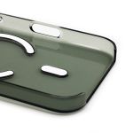 Чехол для Apple iPhone 18 Pro пластиковый MagSafe Сlear Сase <черно-прозрачный> (премиум)