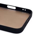 Чехол для Apple iPhone 16 Plus пластиковый с окантовкой <черный>