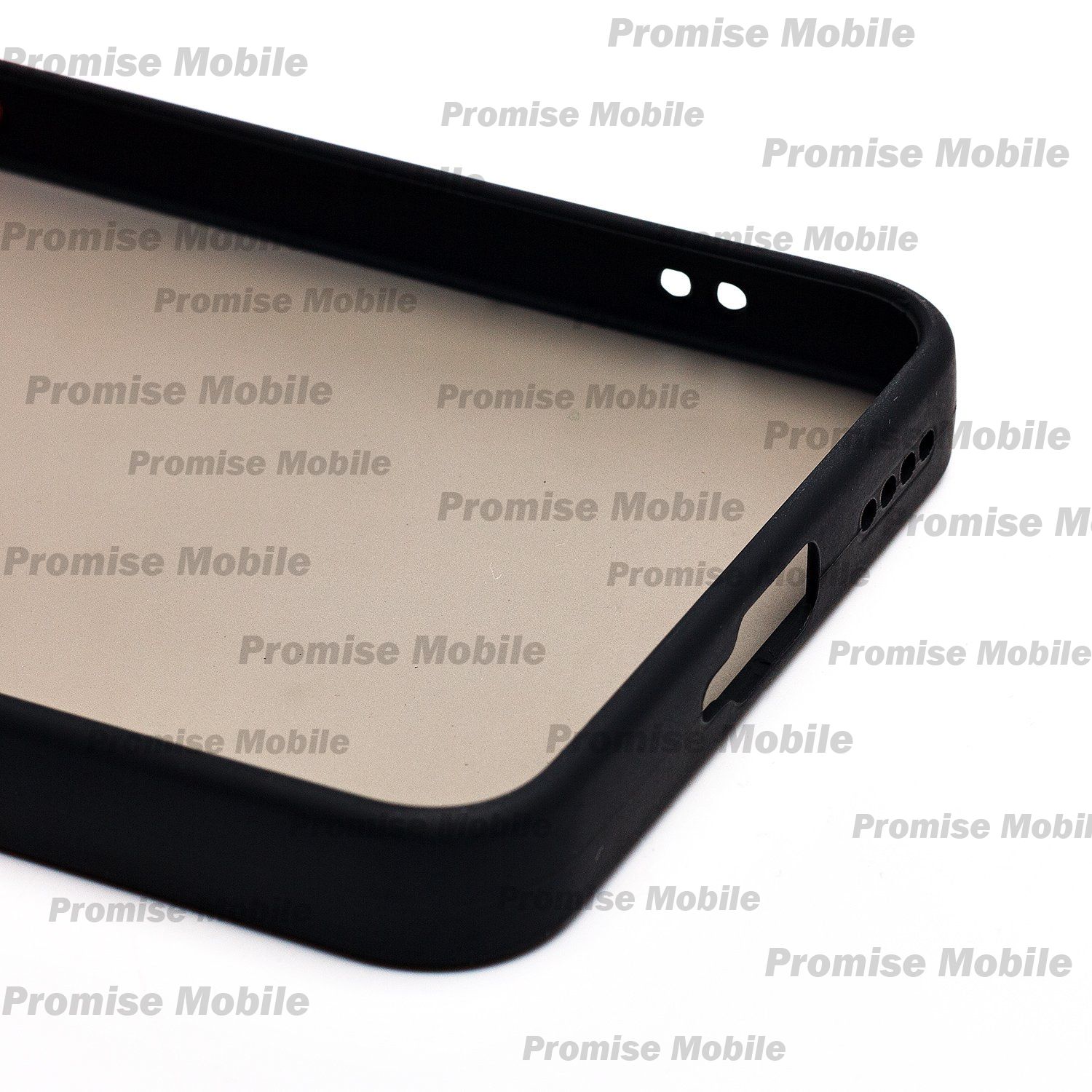 Чехол для Realme 14 5G пластиковый с окантовкой <черный> ― Розничный PromiseMobile