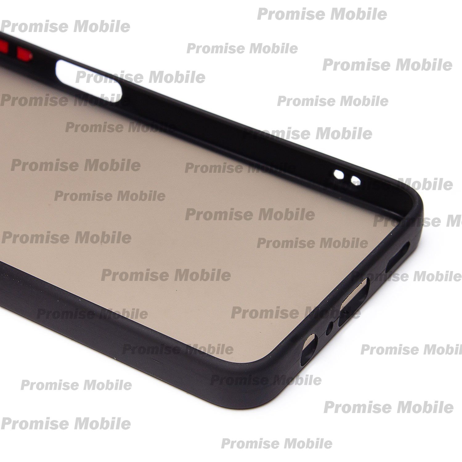 Чехол для Samsung SM-A065F (Galaxy A06) пластиковый с окантовкой <черный> ― Розничный PromiseMobile