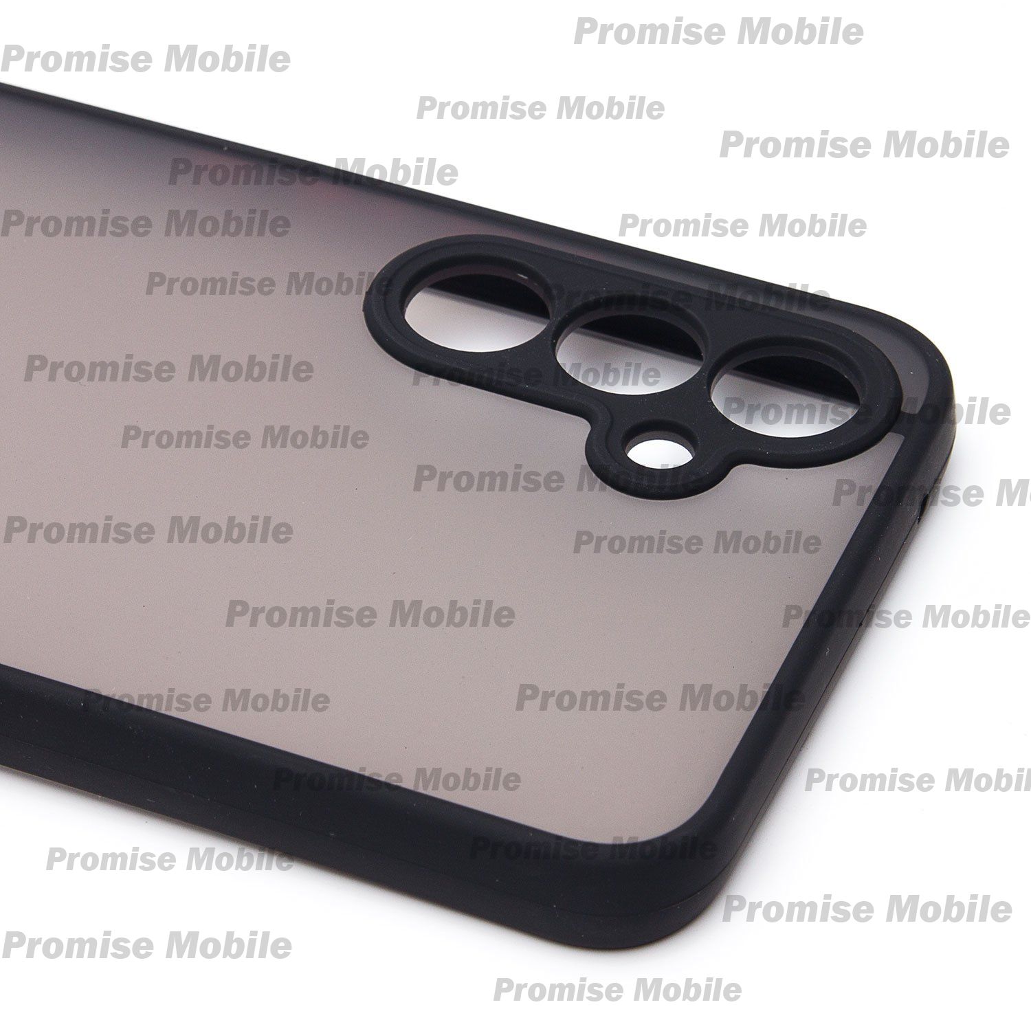 Чехол для Samsung SM-A546E (Galaxy A54 5G) пластиковый с окантовкой <черный> ― Розничный PromiseMobile