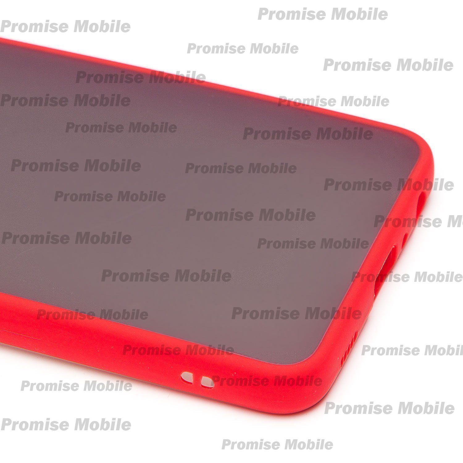 Чехол для Samsung SM-M325F (Galaxy M32) пластиковый с окантовкой <красный> ― Розничный PromiseMobile