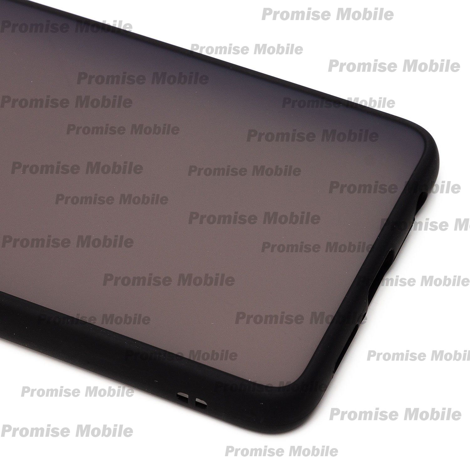 Чехол для Xiaomi Poco X3 Pro пластиковый с окантовкой <черный> ― Розничный PromiseMobile