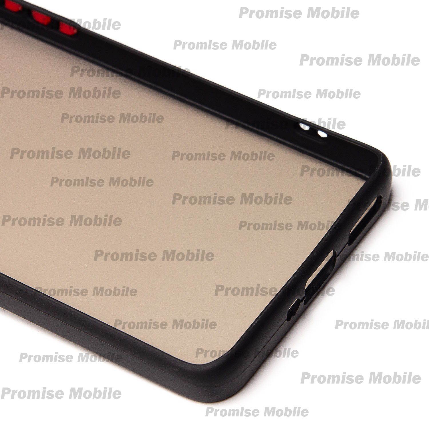 Чехол для Xiaomi Poco X7 пластиковый с окантовкой <черный> ― Розничный PromiseMobile