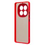 Чехол для Xiaomi Poco X7 пластиковый с окантовкой <красный>