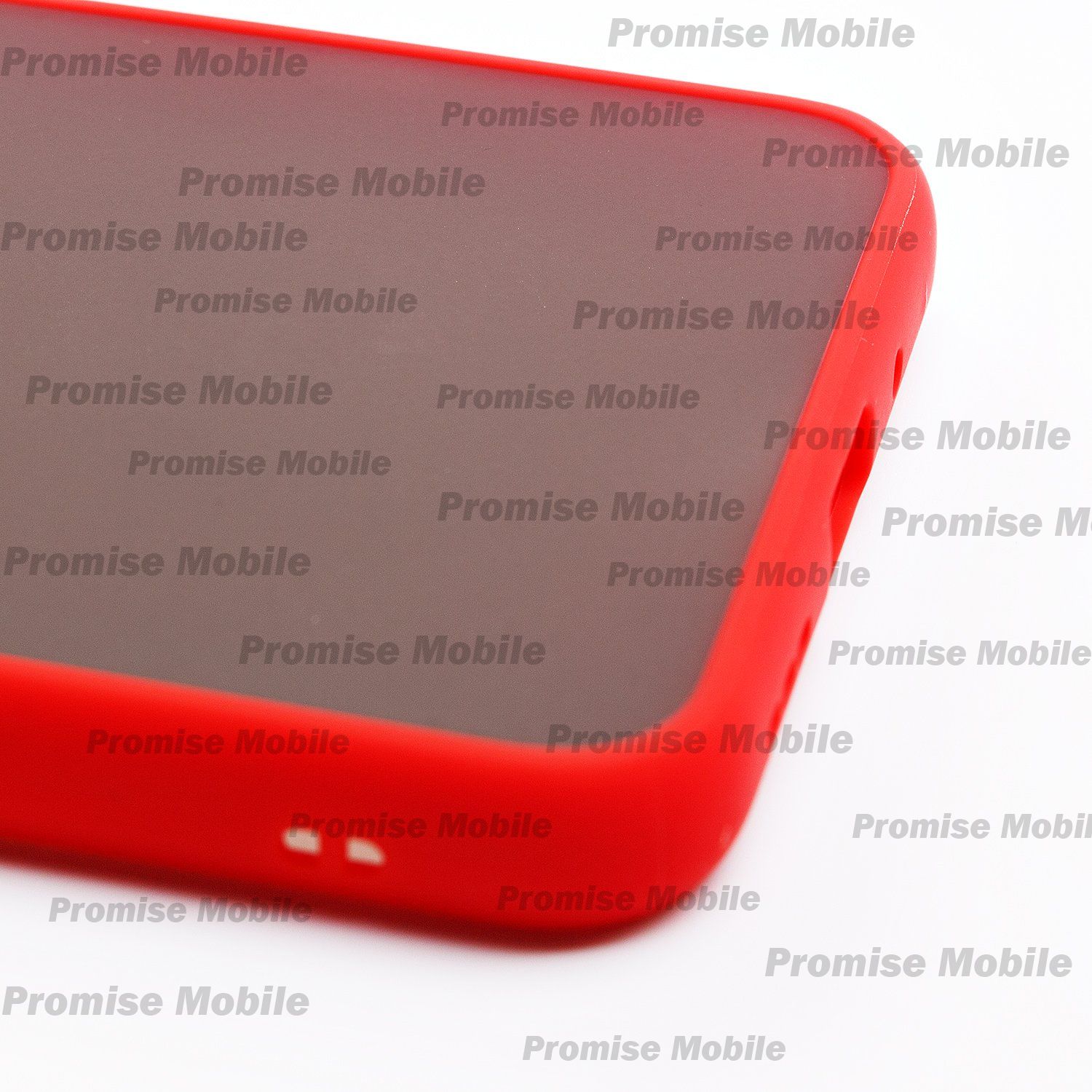 Чехол для Xiaomi Redmi 9A пластиковый с окантовкой <красный> ― Розничный PromiseMobile