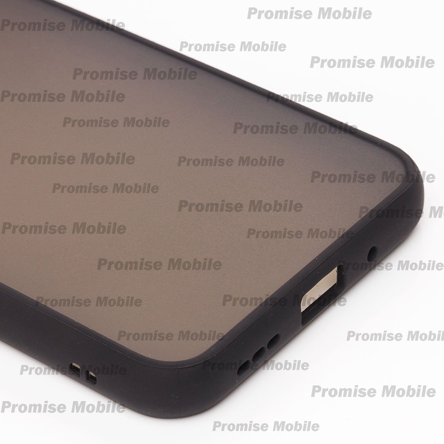 Чехол для Xiaomi Redmi 9C пластиковый с окантовкой <черный> ― Розничный PromiseMobile