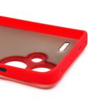Чехол для Xiaomi Redmi Note 13 Pro 5G пластиковый с окантовкой <красный>