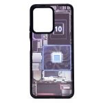 Чехол для Xiaomi 23021RAA2Y пластиковый (рис. 088) <фиолетовый>