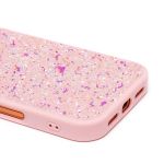 Чехол для Apple iPhone 18 Pro пластиковый POSH SHINE цветы <розовый>