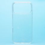 Чехол для Apple iPhone 17 Pro Max силиконовый с блестками <прозрачный>