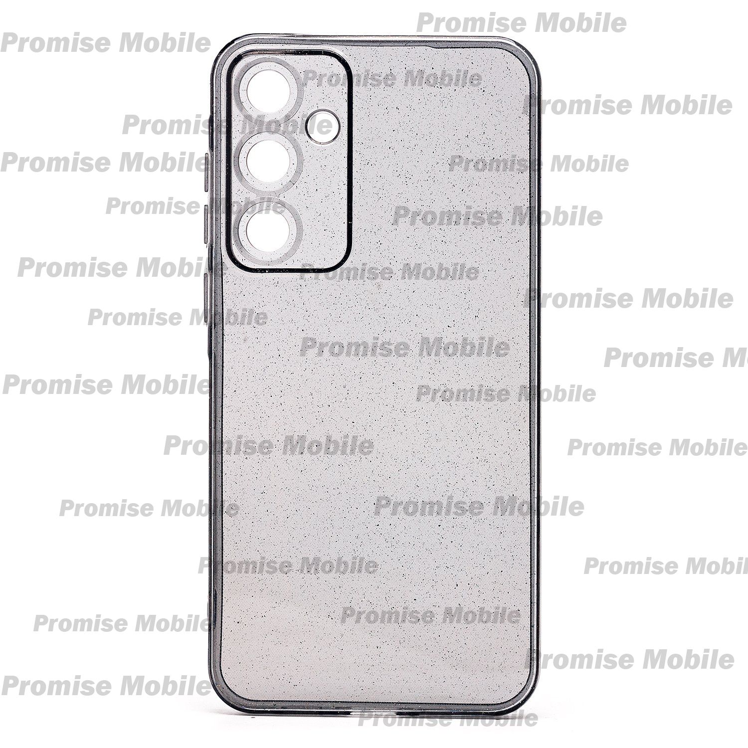 Чехол для Samsung SM-A556E (Galaxy A55 5G) силиконовый с блестками <серо-прозрачный> ― Розничный PromiseMobile