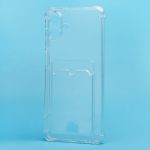 Чехол для Samsung SM-A075F (Galaxy A07) силиконовый с картхолдером №2 <прозрачный>