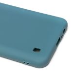 Чехол для Realme RMX3201 силиконовый матовый №5 <голубой>