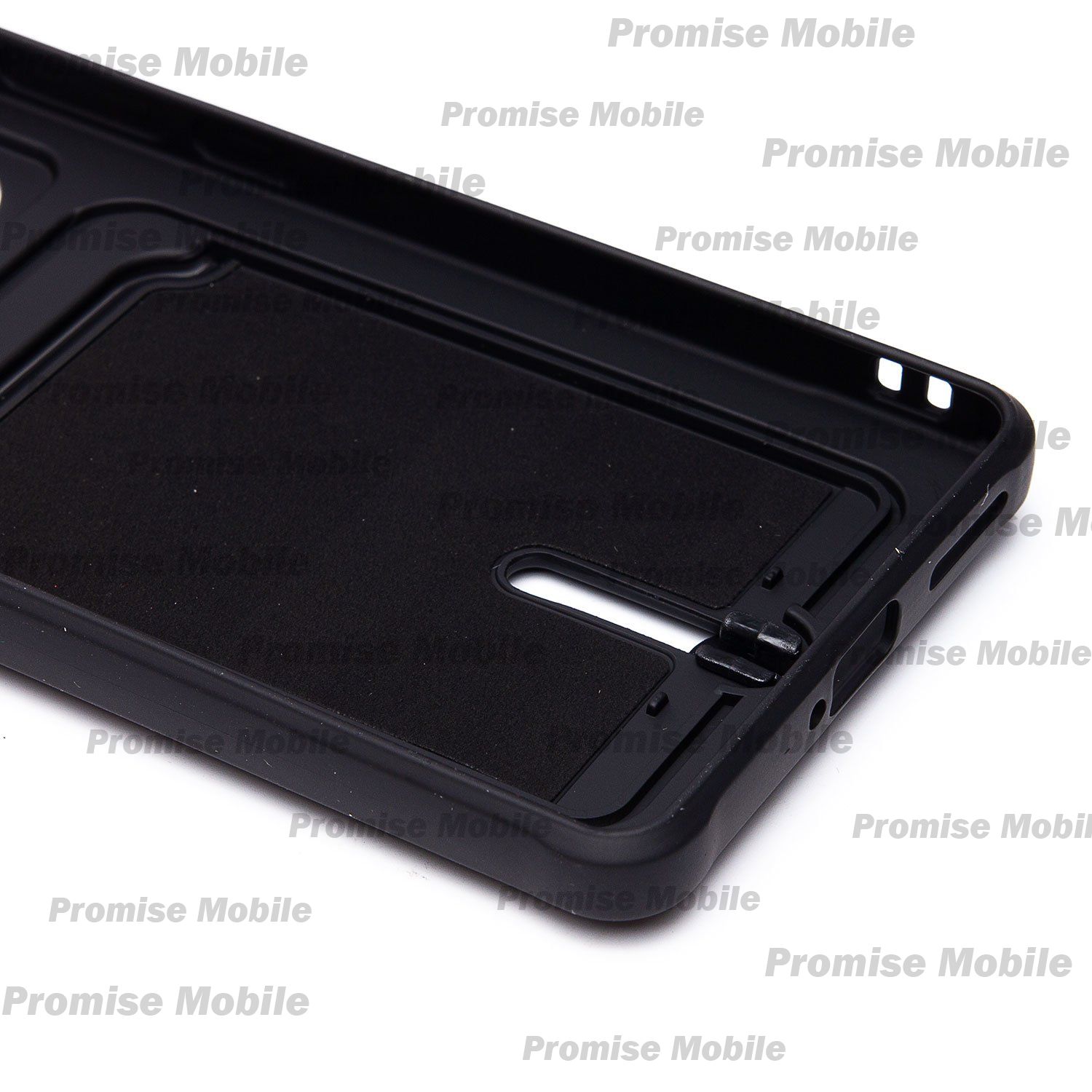 Чехол для Infinix Note 40 (X6853) силиконовый с картхолдером №4 <черный> ― Розничный PromiseMobile