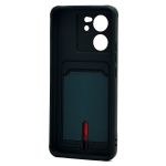 Чехол для Xiaomi 13T силиконовый с картхолдером №4 <зеленый>