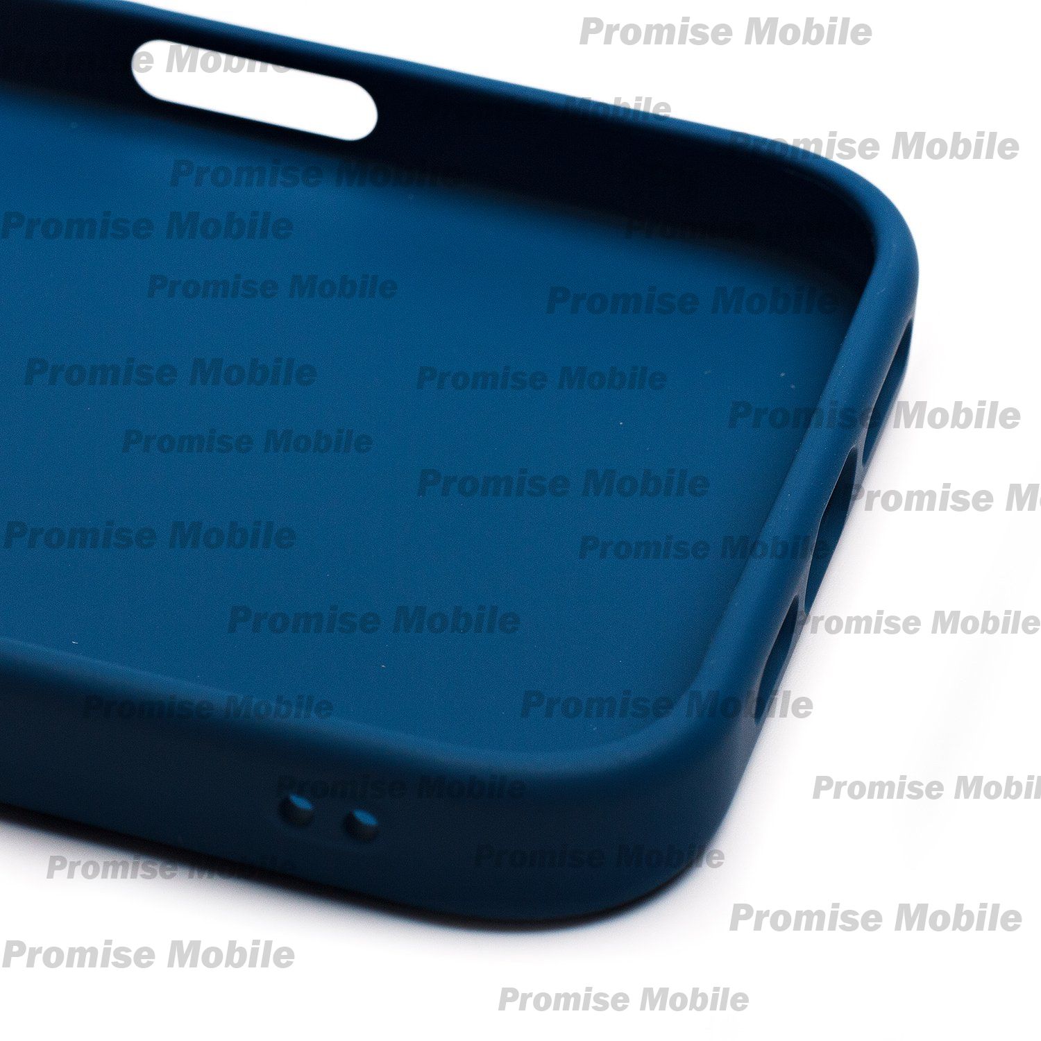 Чехол для Apple iPhone 16 Pro Max силиконовый матовый №6 <синий> ― Розничный PromiseMobile