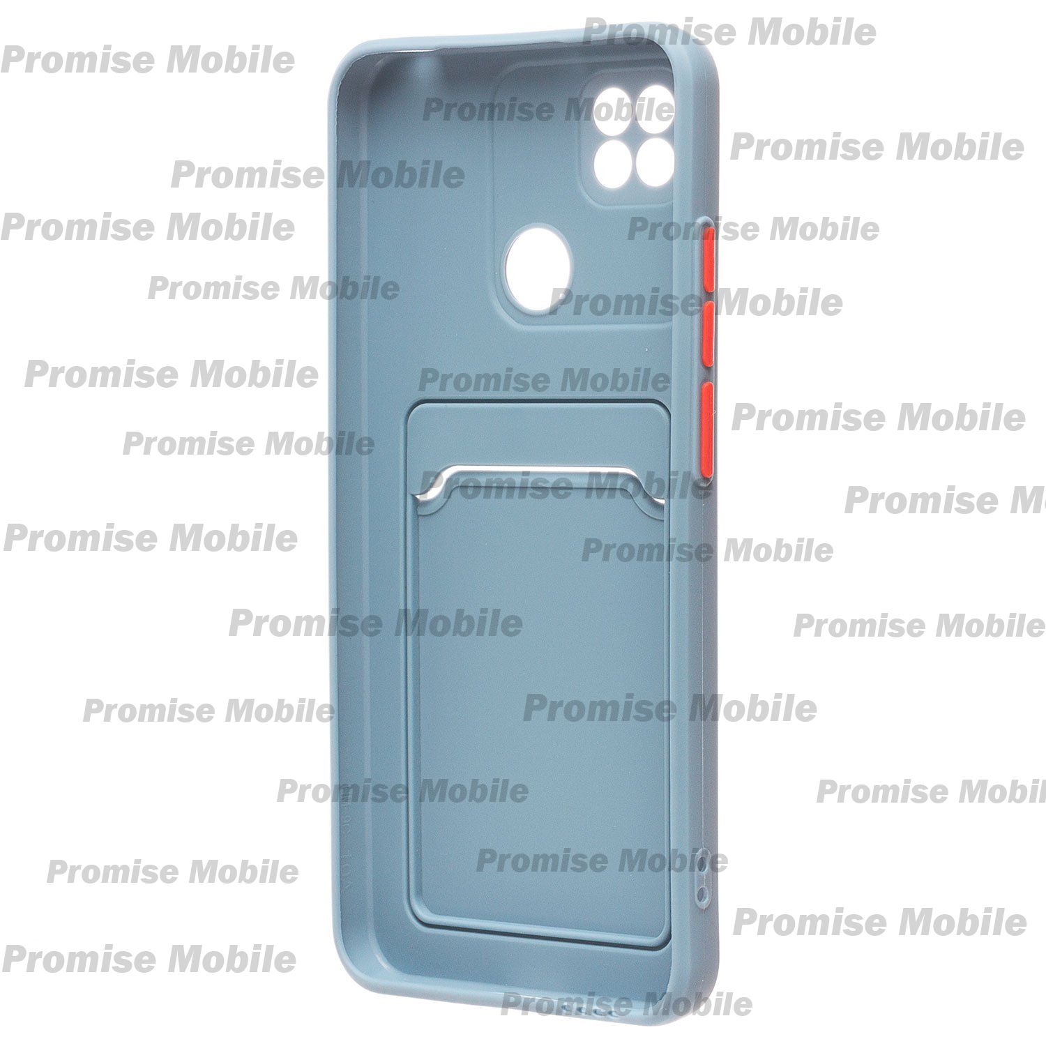 Чехол для Xiaomi 220233L2G силиконовый с картхолдером №6 <серый> ― Розничный PromiseMobile