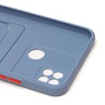 Чехол для Xiaomi 220233L2G силиконовый с картхолдером №6 <серый>
