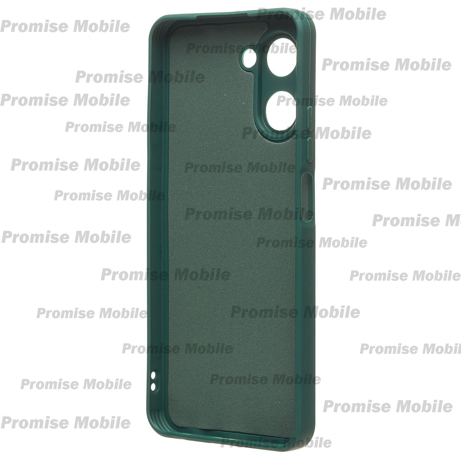 Чехол для Realme C33 силиконовый матовый №8 <зеленый> ― Розничный PromiseMobile