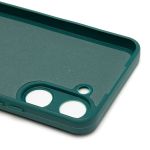 Чехол для Realme C33 силиконовый матовый №8 <зеленый>