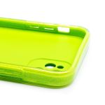 Чехол для Apple iPhone 11 силиконовый с блестками №3 <светло-зеленый>