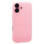 Чехол для Apple iPhone 17 силиконовый с блестками №3 <светло-розовый>