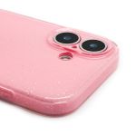 Чехол для Apple iPhone 17 силиконовый с блестками №3 <светло-розовый>