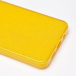 Чехол для Xiaomi M1906G7I силиконовый с блестками №3 <желтый>