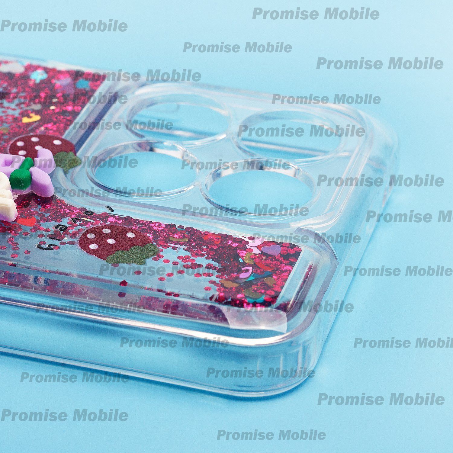 Чехол для Huawei Honor X8a силиконовый 3D игрушки <бордовый> ― Розничный PromiseMobile