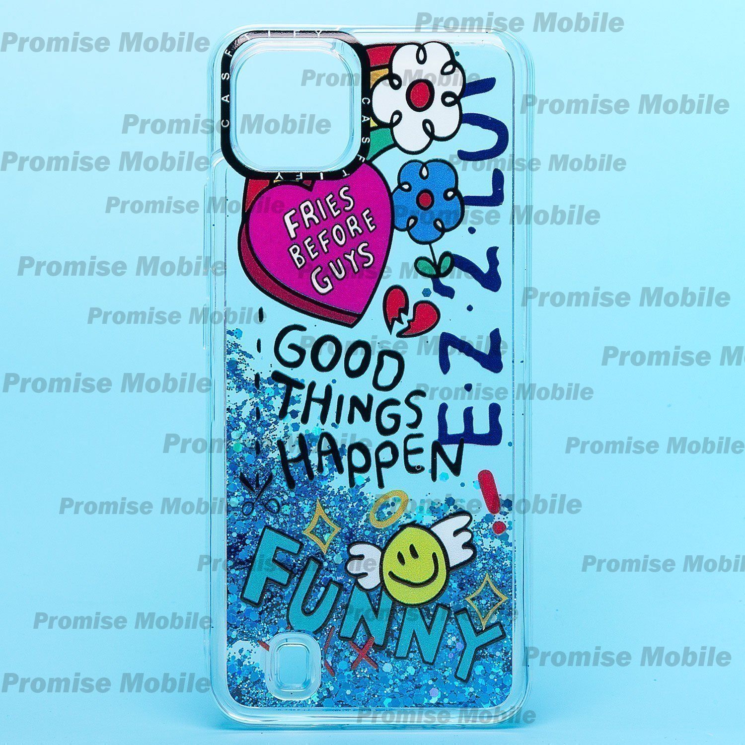 Чехол для Realme C20  силиконовый (рис. 334/003) ― Розничный PromiseMobile