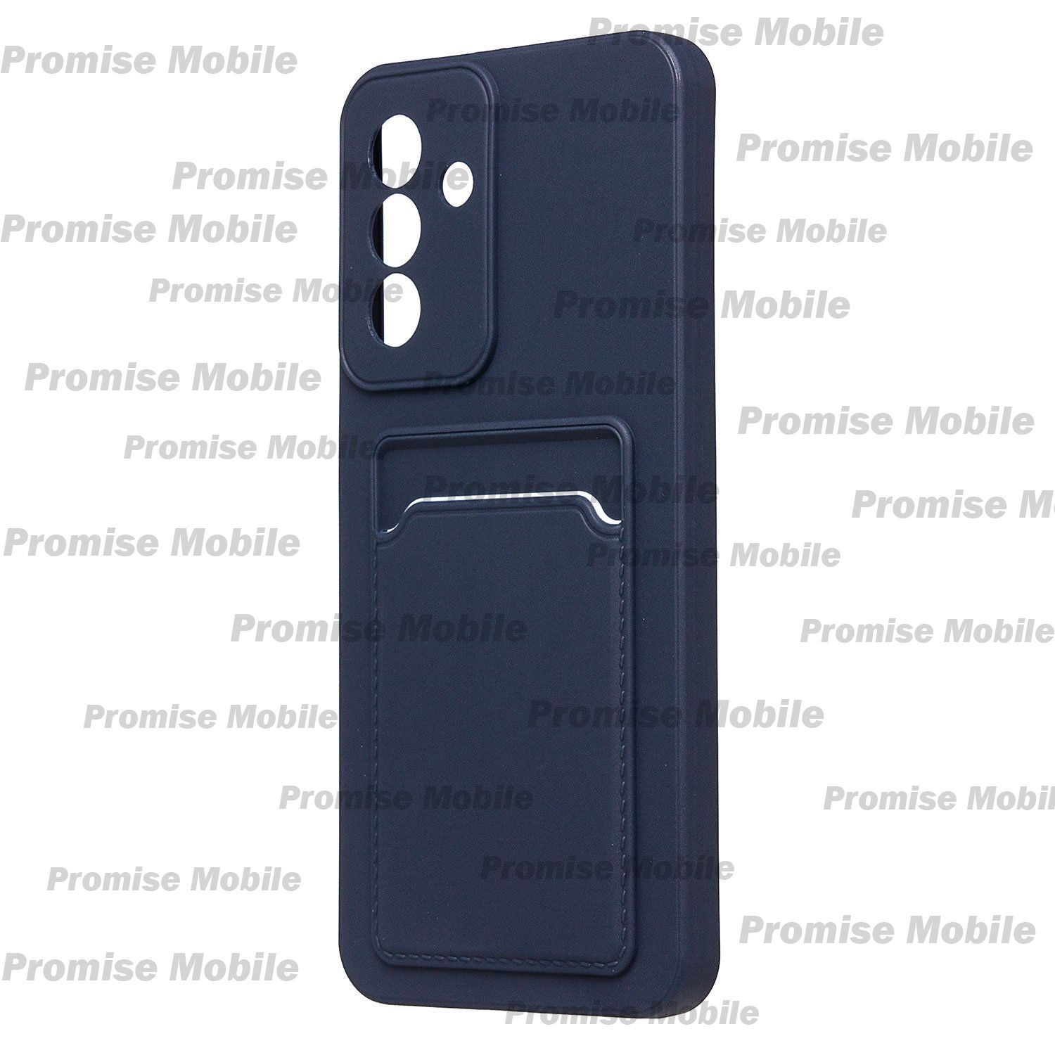 Чехол для Samsung SM-A266B (Galaxy A26 5G) силиконовый с картхолдером №9 <темно-синий> ― Розничный PromiseMobile