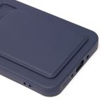 Чехол для Samsung SM-A266B (Galaxy A26 5G) силиконовый с картхолдером №9 <темно-синий>