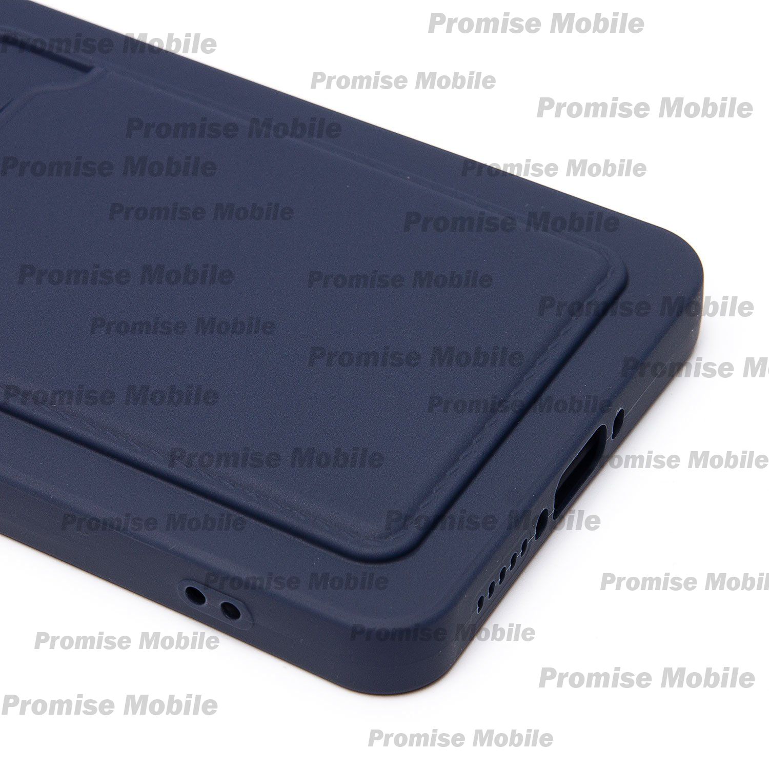 Чехол для Xiaomi Poco X7 Pro силиконовый с картхолдером №9 <темно-синий> ― Розничный PromiseMobile